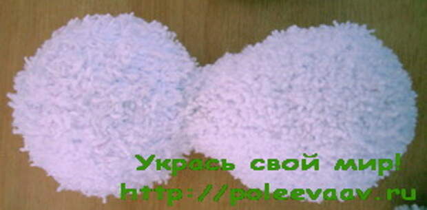 Мишка вязанный крючком