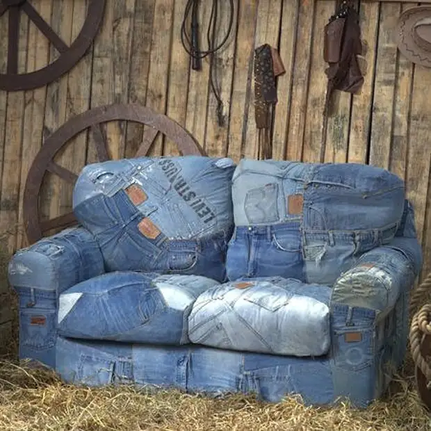 Мебель из джинсы