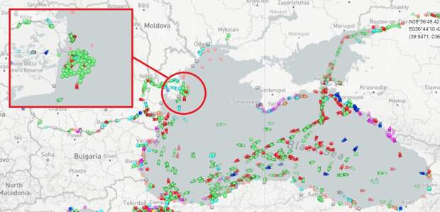 Чёрное море, ситуация однако
