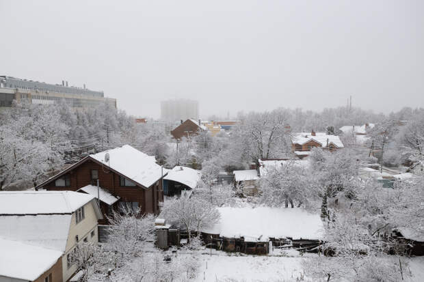 Новый снежный фронт пройдет через Центральную Россию