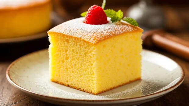 Этот бисквит дрожит как желе, а внутри — миллион пузырьков: японский десерт, от которого невозможно оторваться