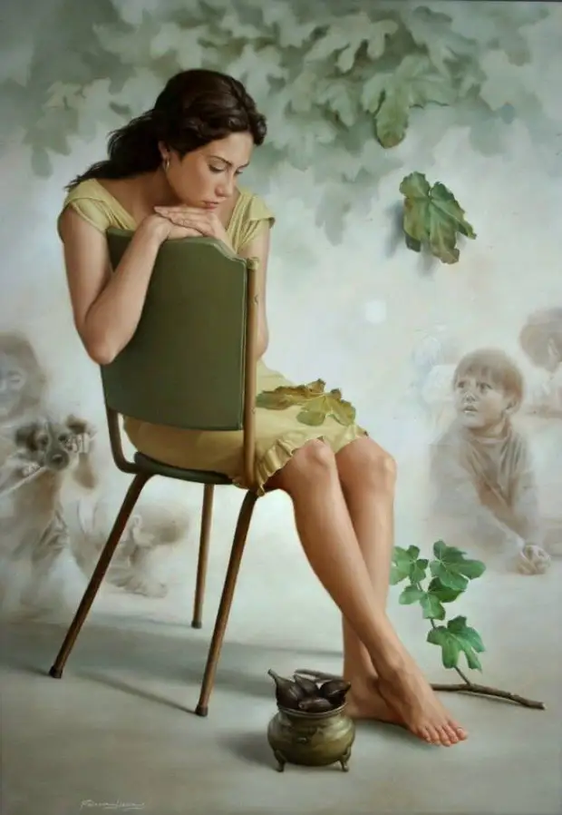 Галерист  Джонни Паласиос Идальго — красота  женщин на картинах художника