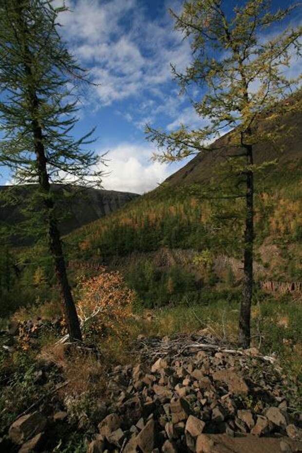 Плато Путорана, горы Путорана, Россия.