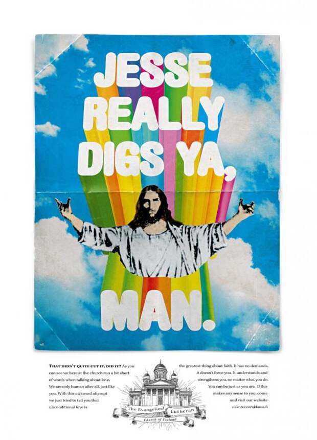 Jesse Digs Ya, The Evangelical Lutheran Church Of Finland, Tbwa\phs, Печатная реклама