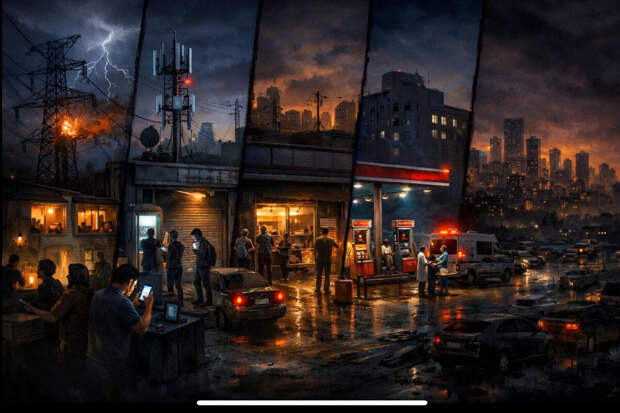 Депутат Рады Федиенко показал ИИ-изображение коллапса энергосистемы