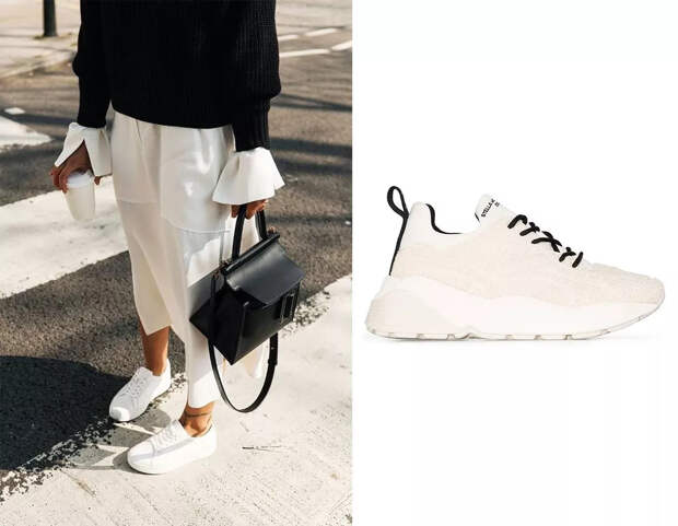 Кеды, streetstyle; кроссовки Stella McCartney Кеды, стритстайл; кроссовки Stella McCartney