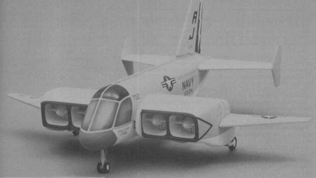 General Dynamics А-311. Использование массивной несущей гондолы вызывало ещё одну проблему - механизм складывания крыла был достаточно сложным 
