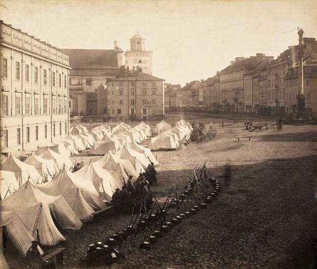 Российская армия в Варшаве во время военного положения в 1861 году 