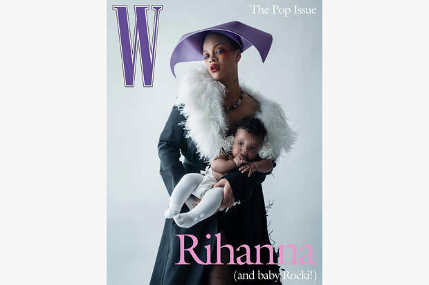 Рианна впервые показала семимесячную дочь на обложке глянца
