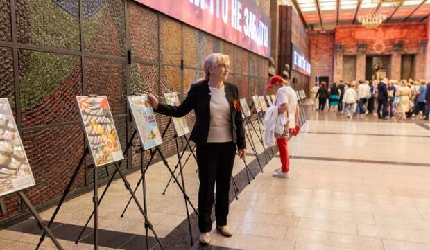 Выставка рисунков «Победный май» открылась в Музее Победы