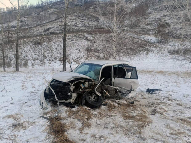 Четыре человека пострадали при столкновении двух автомобилей на Алтае