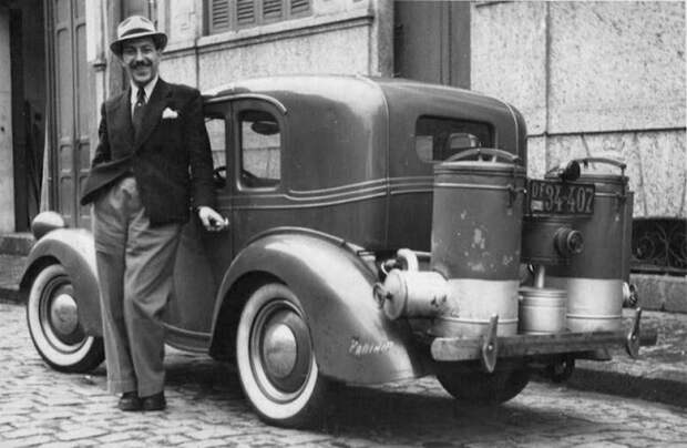 Когда машины ездили на дровах: 18 фото удивительных дровомобилей