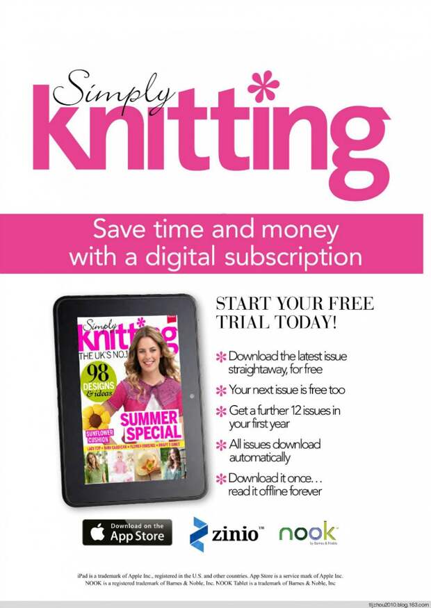 Simply Knitting №124 2014 - 紫苏 - 紫苏的博客 Simply Knitting №124 2014 - 紫苏 - 紫苏的博客