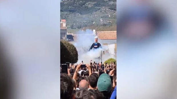 Сожжение чучела Нетаньяху в Испании: Израиль вызвал посла для разбирательств