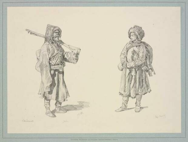 Русские военные на Кавказе 1870-е гг. Худ. Т. Горшельт