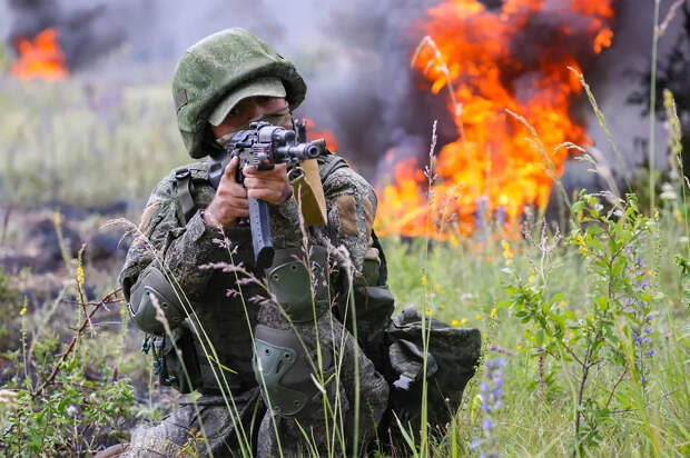 ВС РФ уничтожают позиции ВСУ на Константиновском направлении. Фото © ТАСС / Александр Река