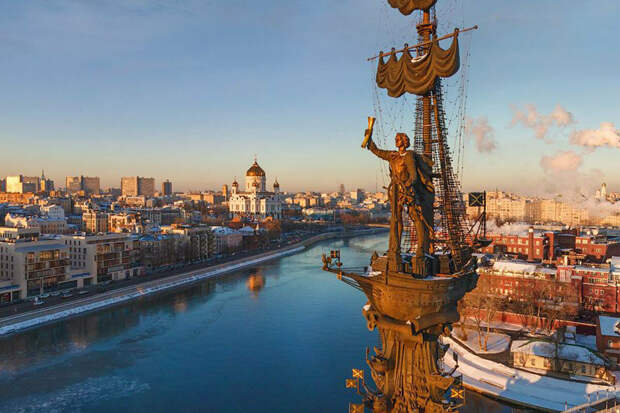 Скульптура Петра I. Москва. Фото: открытые источники интернета.