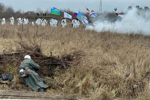 Михайловская военная артиллерийская академия провела 4 марш памяти Шлиссельбургскому десанту