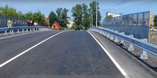 В Камешково после ремонта открыли движение по мосту через железную дорогу