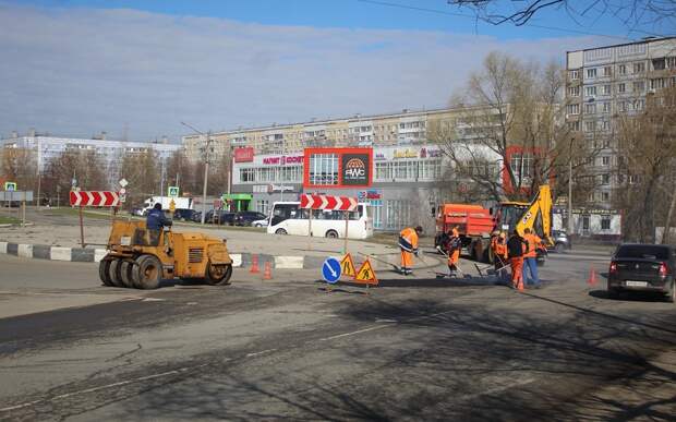 В Рязани начали выполнять ремонт дорог