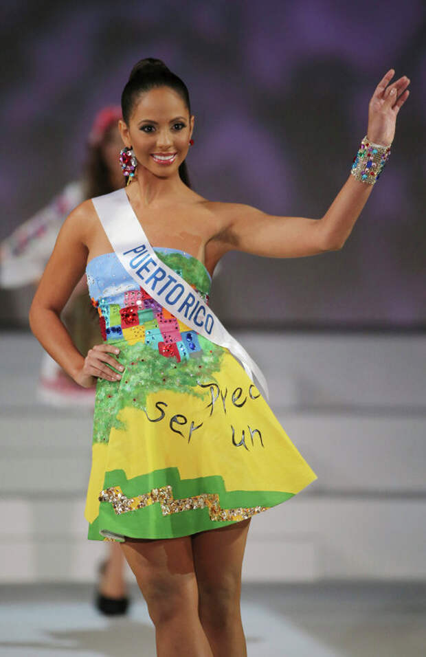 Мисс Пуэрто-Рико Валери Эрнандес. Финал международного конкурса красоты Miss International в Токио