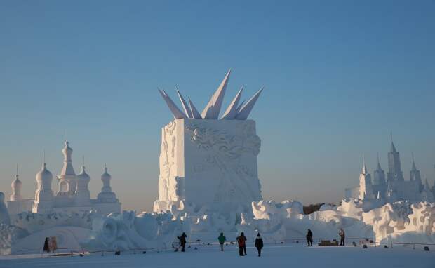 16 фестиваль снега и льда в Харбине