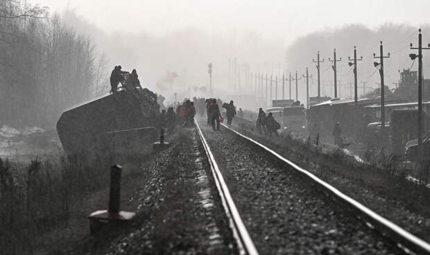 Очевидец описал первые минуты схода поезда под Ульяновском фразой «люди попадали в проход»