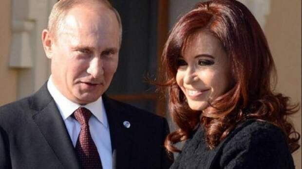 Владимир Путин и президент Аргентины Кристина де Киршнер Владимир Путин и президент Аргентины Кристина де Киршнер