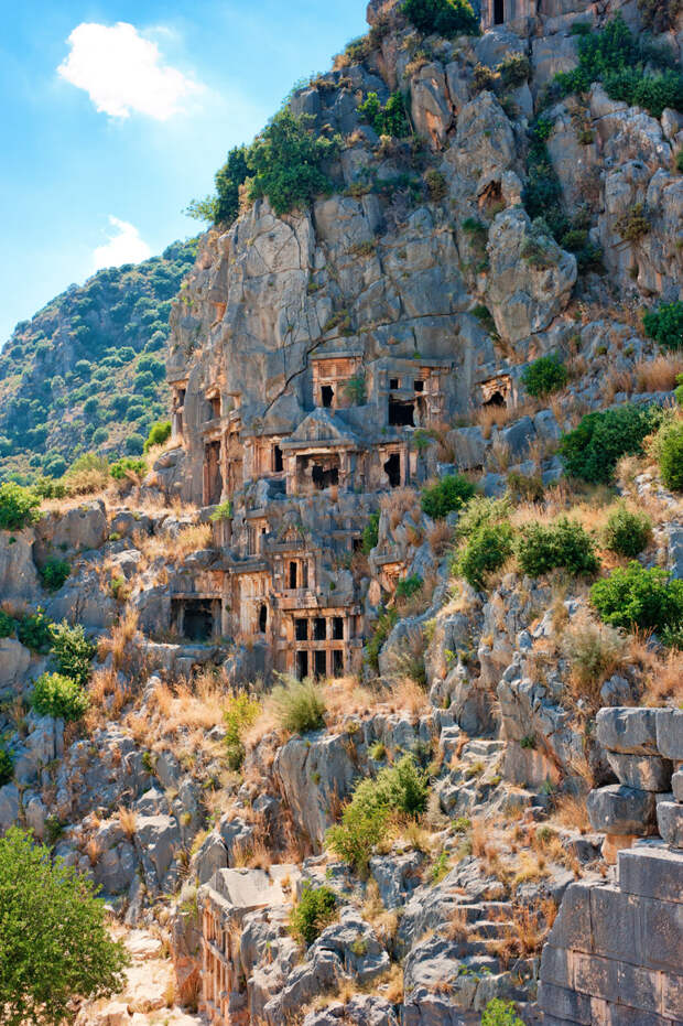 Скальный некрополь Миры, Турция