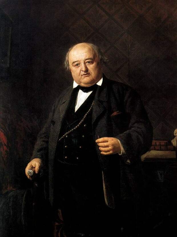 Портрет Михаила Щепкина, 1862, художник Н. Неврев