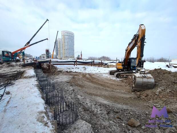 Станционный комплекс метро начали возводить на площади Сенной