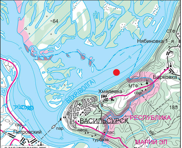 Васильсурск нижегородская область карта