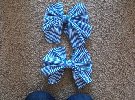 Рукава бантами (DIY)