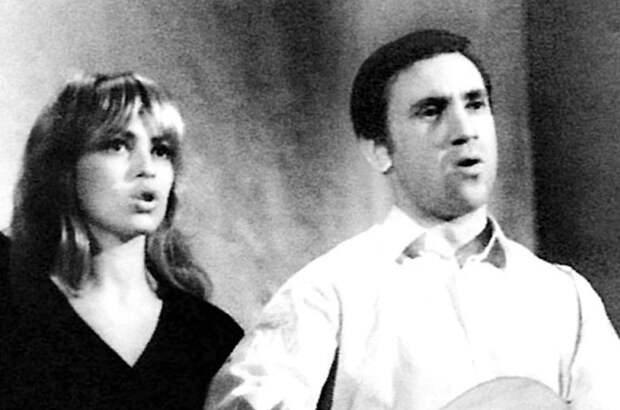 Высоцкий с Татьяной Иваненко в Театре на Таганке