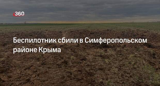 Глава Крыма Аксенов: в Симферопольском районе сбит БПЛА, который упал в поле