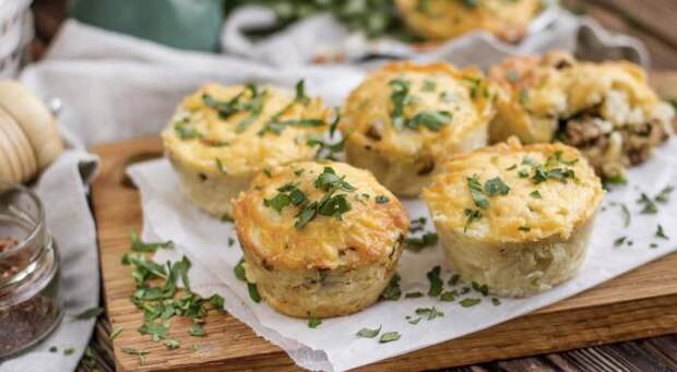 Мясные маффины. \ Фото: gastronom.ru. Мясные маффины. \ Фото: gastronom.ru.