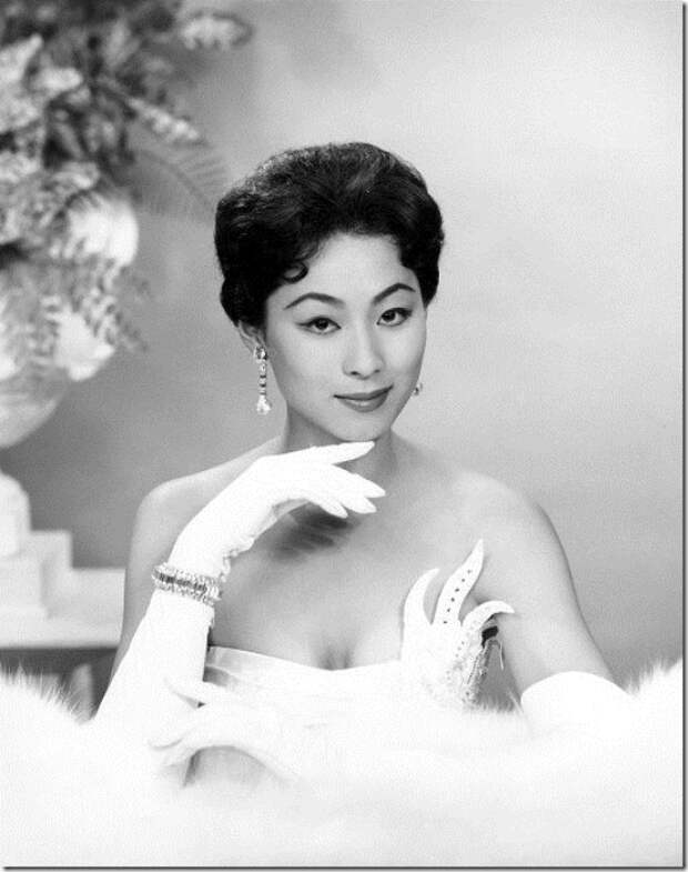 Акико Кодзима Мисс Вселенная 1959 Фото / Akiko Kojima Miss Universe 1959 Photo