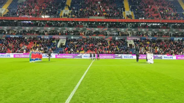 «Зенит» обыгрывает ЦСКА после первого тайма матча 16-го тура РПЛ