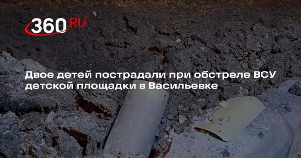 Двое детей пострадали при обстреле ВСУ детской площадки в Васильевке