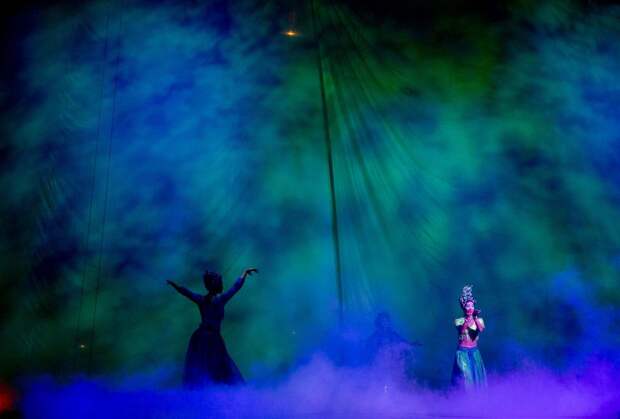 Цирк Дю Солей шоу «Dralion»: за кулисами в Санрайзе (25 фото)