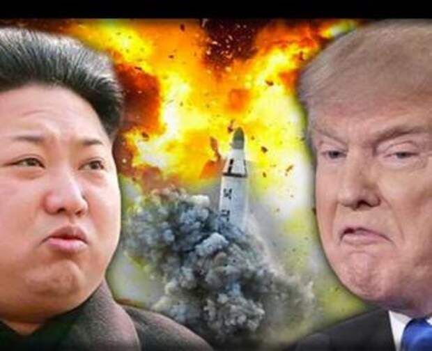 президент США Дональд Трамп и лидер КНДР Ким Чен Ын 