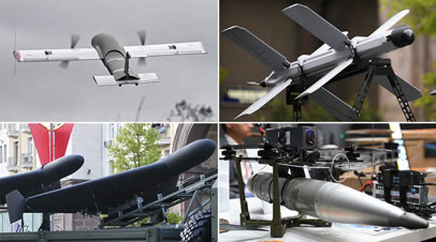 Самолётный камикадзе «Молния», БПЛА «Ланцет», БПЛА «Герань», FPV-дрон «Овод»