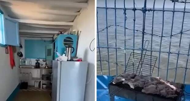 В кухне негде развернуться, поэтому часто посуду приходится мыть на улице в тазу