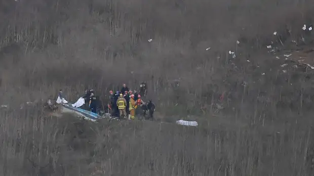 Очевидец рассказал о последних мгновениях перед крушением вертолёта Брайанта