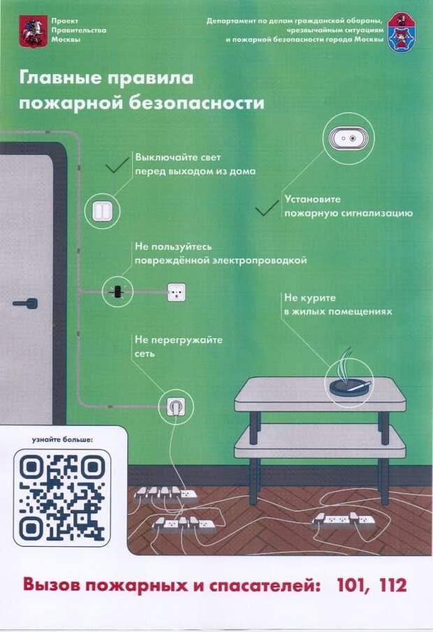 Соблюдайте правила пожарной безопасности
