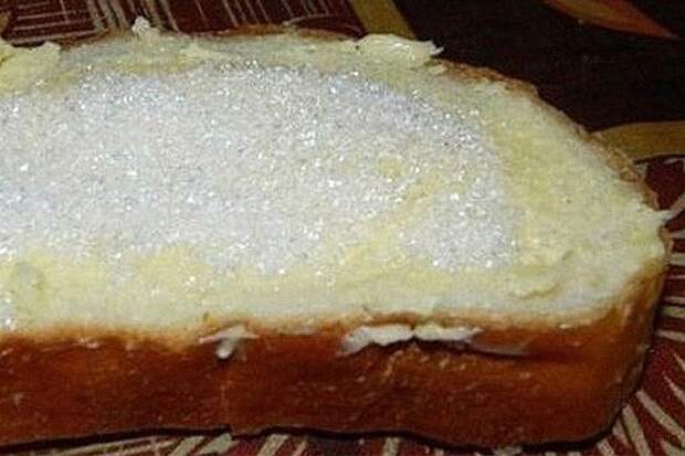 1. Хлеб с маслом и сахаром СССР, еда, история, факты