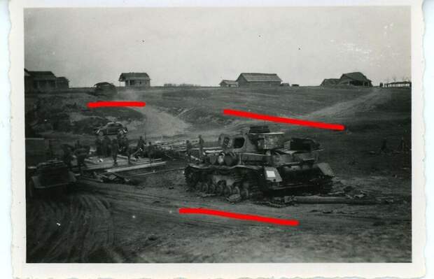 1.Битая "четвёрка" у д.Сухачи недалеко от Слонима.Конец июня 1941 г.