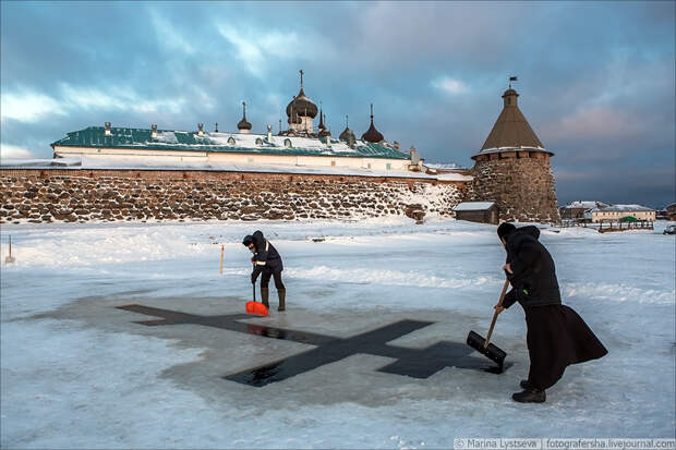 Соловки, крещение Соловки, крещение