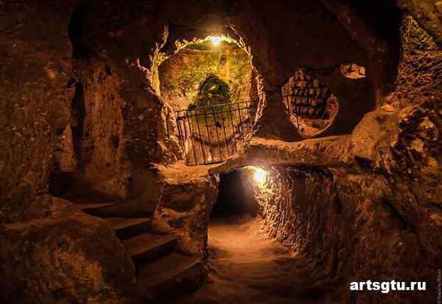 Каппадокия. Деринкую - подземный город в Турции