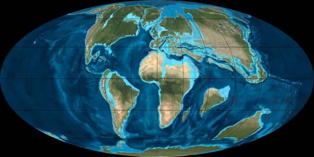 Земля в палеоценовую и эоценовую эпохи